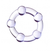 Фиолетовое эрекционное кольцо A-Toys - A-toys - в Люберцах купить с доставкой