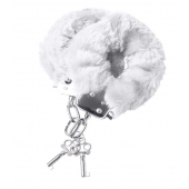 Наручники с белой меховой опушкой - ToyFa - купить с доставкой в Люберцах