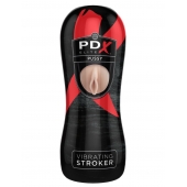 Мастурбатор-вагина Vibrating Pussy Stroker с вибрацией - Pipedream - в Люберцах купить с доставкой