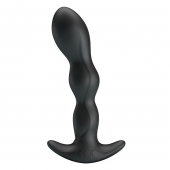 Черный анальный стимулятор простаты с вибрацией Special Anal Massager - 14,5 см. - Baile - в Люберцах купить с доставкой