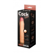 Телесная насадка-удлинитель из неоскин - 19,5 см. - LOVETOY (А-Полимер) - в Люберцах купить с доставкой