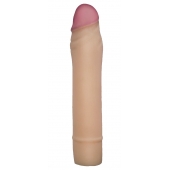 Телесная насадка-удлинитель из неоскин - 19,5 см. - LOVETOY (А-Полимер) - в Люберцах купить с доставкой
