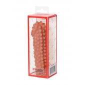 Телесная насадка на фаллос с бугорками KOKOS Extreme Sleeve 10 - 15,8 см. - KOKOS - в Люберцах купить с доставкой
