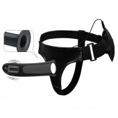 Полый страпон с вибрацией Vito - 17,3 см. - Baile - купить с доставкой в Люберцах