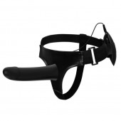 Полый страпон с вибрацией Vito - 17,3 см. - Baile - купить с доставкой в Люберцах