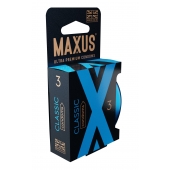 Классические презервативы в железном кейсе MAXUS Classic - 3 шт. - Maxus - купить с доставкой в Люберцах