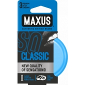 Классические презервативы в железном кейсе MAXUS Classic - 3 шт. - Maxus - купить с доставкой в Люберцах