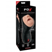 Мастурбатор-ротик Deep Throat Vibrating Stroker - Pipedream - в Люберцах купить с доставкой