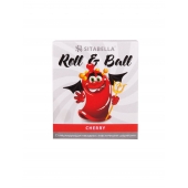Стимулирующий презерватив-насадка Roll   Ball Cherry - Sitabella - купить с доставкой в Люберцах