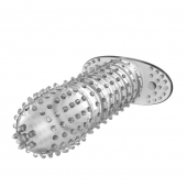 Закрытая прозрачная насадка Crystal sleeve - 12 см. - Erowoman-Eroman - в Люберцах купить с доставкой