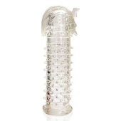 Закрытая прозрачная насадка на пенис Crystal Sleeve Faraon - 13,5 см. - Erowoman-Eroman - в Люберцах купить с доставкой