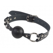 Кляп-шар классической формы и конструкции из натуральной кожи - Sitabella - купить с доставкой в Люберцах