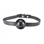 Кляп-шар из силикона с регулирующимся ремнем - Lux Fetish - купить с доставкой в Люберцах