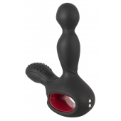 Черный вибромассажер простаты с нагревом и ротацией Prostate Plug - 14,5 см. - Orion - в Люберцах купить с доставкой