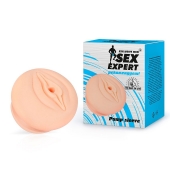 Телесная насадка-вагина на помпу - Sex Expert - в Люберцах купить с доставкой