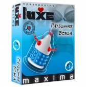 Презерватив LUXE Maxima  Глубинная бомба  - 1 шт. - Luxe - купить с доставкой в Люберцах