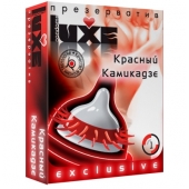 Презерватив LUXE  Exclusive   Красный Камикадзе  - 1 шт. - Luxe - купить с доставкой в Люберцах