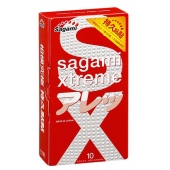 Утолщенные презервативы Sagami Xtreme Feel Long с точками - 10 шт. - Sagami - купить с доставкой в Люберцах