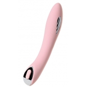 Розовый силиконовый вибратор с электростимуляцией TESLA G-POINT - 21 см. - ToyFa - купить с доставкой в Люберцах