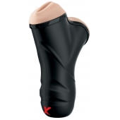 Мастурбатор в колбе с двумя тоннелями Double Penetration Vibrating Stroker - Pipedream - в Люберцах купить с доставкой