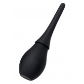 Черный силиконовый анальный душ A-toys с гладким наконечником - A-toys - купить с доставкой в Люберцах