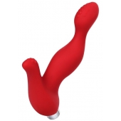 Красный силиконовый вибростимулятор простаты Proman - 12,5 см. - ToyFa - в Люберцах купить с доставкой