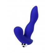 Синий силиконовый вибростимулятор простаты Stroman - 14,5 см. - ToyFa - в Люберцах купить с доставкой