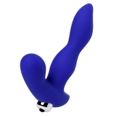 Синий силиконовый вибростимулятор простаты Stroman - 14,5 см. - ToyFa - в Люберцах купить с доставкой