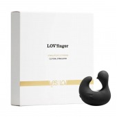 Вибростимулятор-уточка Lov Finger в комплекте с возбуждающим гелем - YESforLOV