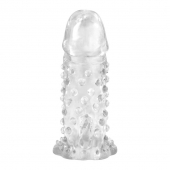 Насадка удлинитель с пупырышками и усиками - 13 см. - Baile - в Люберцах купить с доставкой