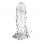 Насадка удлинитель с пупырышками и усиками - 13 см. - Baile - в Люберцах купить с доставкой