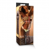 Коричневый мастурбатор-ротик Heather - Blush Novelties - в Люберцах купить с доставкой