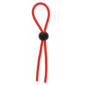 Красное эрекционное лассо с одной бусиной-утяжкой STRETCHY THIN LASSO - Dream Toys - в Люберцах купить с доставкой