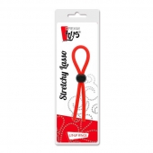 Красное эрекционное лассо с одной бусинкой-утяжкой STRETCHY THICK LASSO - Dream Toys - в Люберцах купить с доставкой