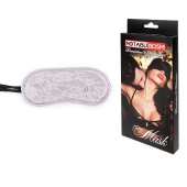 Серая кружевная маска на резиночке - Notabu - купить с доставкой в Люберцах