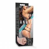 Телесный мастурбатор-ротик Angie - Blush Novelties - в Люберцах купить с доставкой