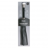 Черная плеть Easytoys Flogger With Metal Grip - 38 см. - Easy toys - купить с доставкой в Люберцах