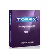Презервативы Torex  Ультратонкие  - 3 шт. - Torex - купить с доставкой в Люберцах