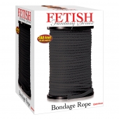 Черная веревка для связывания Bondage Rope - 60,9 м. - Pipedream - купить с доставкой в Люберцах