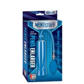 Синяя вакуумная помпа MENZSTUFF PENIS ENLARGER - Dream Toys - в Люберцах купить с доставкой