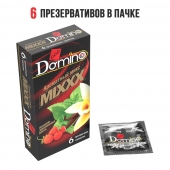 Ароматизированные презервативы DOMINO  Ароматный микс  - 6 шт. - Domino - купить с доставкой в Люберцах