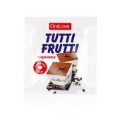 Пробник гель-смазки Tutti-frutti со вкусом тирамису - 4 гр. - Биоритм - купить с доставкой в Люберцах