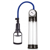 Прозрачная вакуумная помпа Sex Expert с манометром - Sex Expert - в Люберцах купить с доставкой