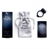 Темно-серое эрекционное кольцо Vibrating Love Ring с вибрацией - Fifty Shades of Grey - в Люберцах купить с доставкой