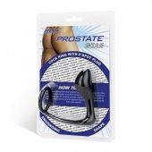 Стимулятор простаты с фиксацией эрекционным кольцом Prostate Gear - BlueLine - в Люберцах купить с доставкой