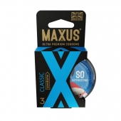 Классические презервативы в пластиковом кейсе MAXUS Classic - 3 шт. - Maxus - купить с доставкой в Люберцах