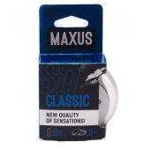 Классические презервативы в пластиковом кейсе MAXUS Classic - 3 шт. - Maxus - купить с доставкой в Люберцах