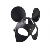 Черная кожаная маска  Мышка - Sitabella - купить с доставкой в Люберцах