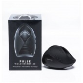 Черный инновационный мужской вибратор PULSE SOLO ESSENTIAL - Hot Octopuss - в Люберцах купить с доставкой