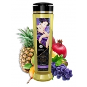 Массажное масло Libido Exotic Fruits с ароматом экзотических фруктов - 240 мл. - Shunga - купить с доставкой в Люберцах